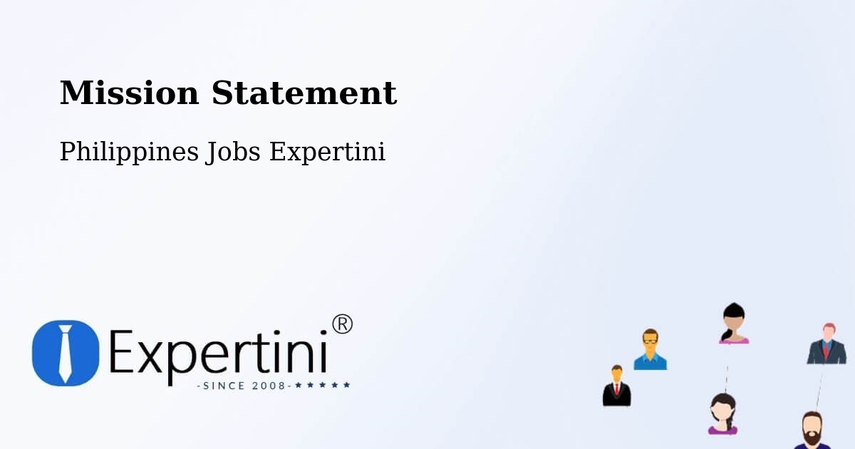 Corporate Mission – Garchitorena - Philippines Jobs Expertini